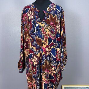 Dear Scarlett Flowy Paisley top